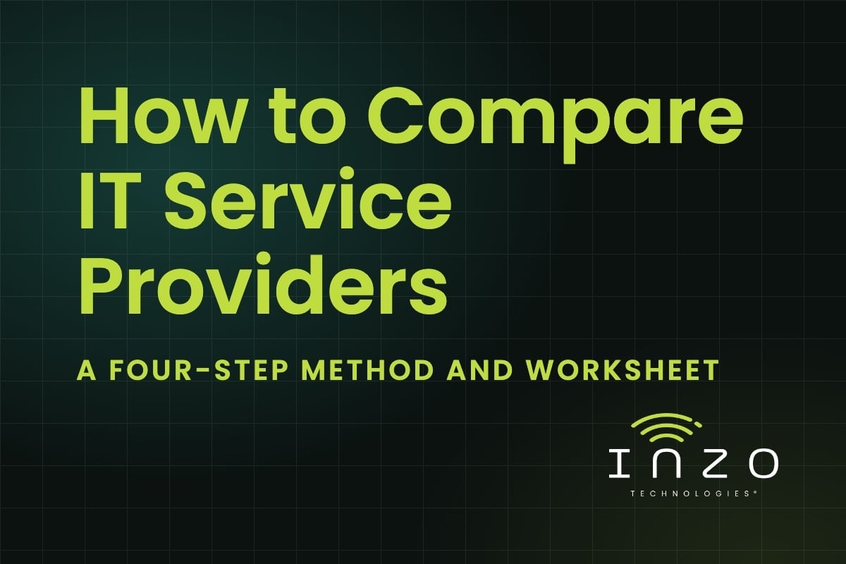 How to Compare IT Service Providers: a four-step method and worksheet