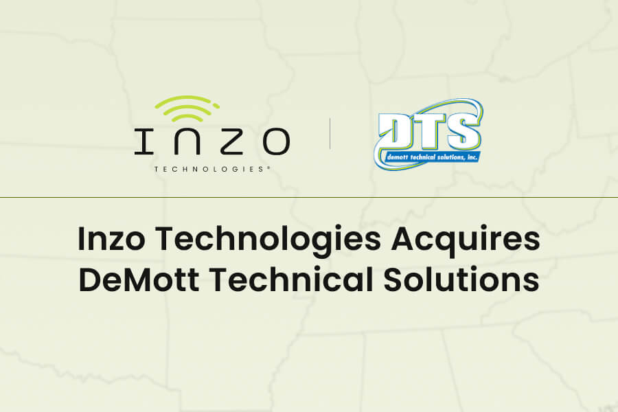 Logo lockup of Inzo Technologies and DeMott Technical Solutions