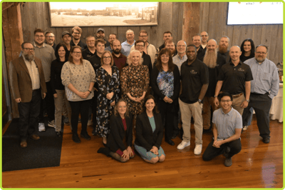 The Inzo Technologies team celebrates together