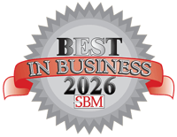 Award Badge of St. Louis Small Business Monthly's "2026 Best in Business"