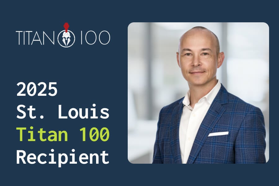 Nick Akers Named 2025 St. Louis Titan 100 Recipient