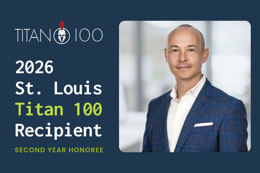 Nick Akers Named a St. Louis Titan 100 for Second Consecutive Year