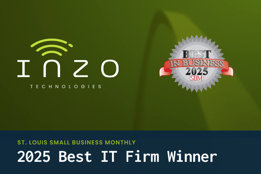 Inzo Technologies Named Among St. Louis' Best IT Firms for 2025